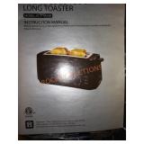 Elite gourmet 4 slice cool touch long toaster