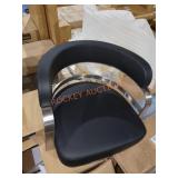 Black and silver chair
