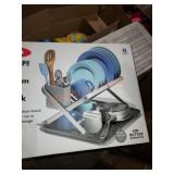 Xoxo folding dish rack