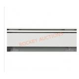 Slant fin baseboard  heating enclosure;