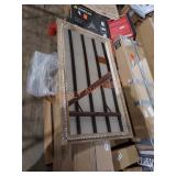 41" antiqued trimmed mirror