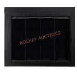 Pleasant Hearth Ascot Large Glass Fireplace Doors