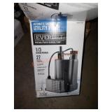 Everbuilt utility pump 1/3hp