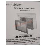 Pleasant Hearth fireplace glass door