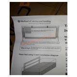 Toddler safety bed rail