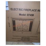 Electric fireplace insert