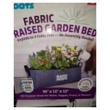Back to the roots fabric raised garden bed