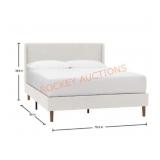 StyleWell Beige Bedframe King Platform Bed