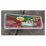 Vigoro Elevated Garden Bed, White Metal