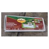 Vigoro Elevated Garden Bed, White Metal