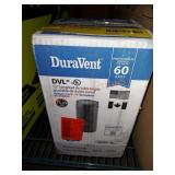 Duravent 12in adj double wall black pipe length