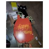 3pc halloween metal decor