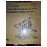 Dewalt 12in double compound sliding miter saw