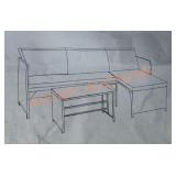 Four piece Wicker sofa set