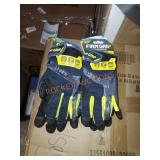 2 packs medium firm grip work gloves
