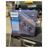 Phillips 10 LED Hanging Snowflakes