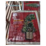 4.5ft Mixed Pine Potted LED Pre Lit Tree