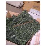 Artificial hedge panels