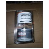 Stovepipe firestop  range hood fire suppressor