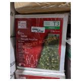 6.5ft Festive Pine LED Pre Lit Artificial Tree