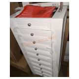 Home Decorators white jewelry armoire, some
