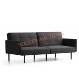 2 Seat Charcoal Linen Futon