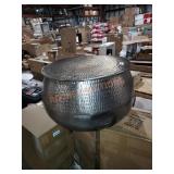 Hammered look coffee table with Storage