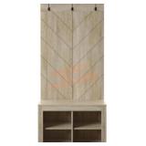 Twin Star Home Oak Hall Trees with Storage