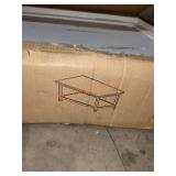 White Antique Brushed Coffee Table