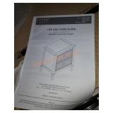 Marsden cane nightstand