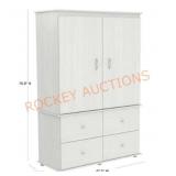 Invalid Washed Oak Armoire