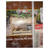 Vigoro elevated cedar garden bed