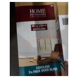 Home decorators 29"x64" 2" faux wood blinds