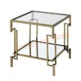 Furniture of America Glass End Table