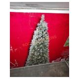 9ft sparkling pre lit pine tree