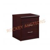 Hodedah 2 drawer nightstand