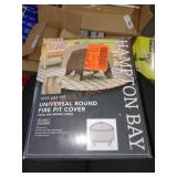 Hampton Bay universal round fire pit cover