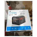 Oasis Black Parcel Mailbox w 2 Way Access