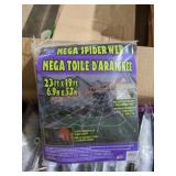 Mega Spider Web Yard Decor 23ft×19ft