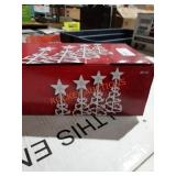 Home accents 18" clear spiral trees