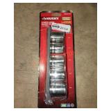 Husky 5-Piece Large Socket Set, 1/2" Drive