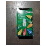 Home accents 100 multi-colored C6 lights