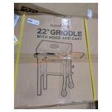 BlackStone 22" Griddle w Hood and Cart