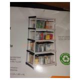 HDX heavy duty 36"×24" storage unit with 5 shelves