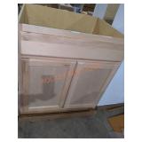 30" x 24" x 35" Unfinished Cabinet