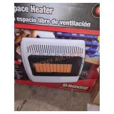Vent free space heater