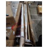 73"x78" vinyl roller shades. Blackout 6xthebid