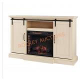 Chastain 68" media console electric fireplace