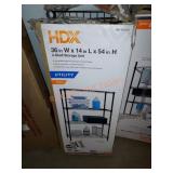 HDX 4 shelf storage unit