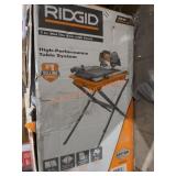 Rigid 7" Wet Tile Saw with Stand Table System